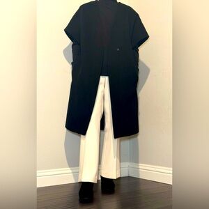 Korean Fashion Womens Wool Blend Coat